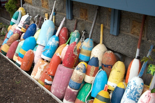 Rockport Rainbow of Buoys Rockport Rainbow of Buoys