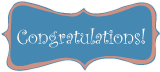Congratulations!