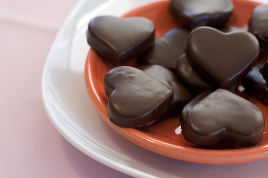 Heart-Shaped Peppermint Patties Heart-Shaped Peppermint Patties