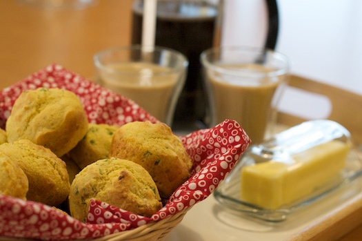Cornmeal and Bacon Muffins Cornmeal and Bacon Muffins