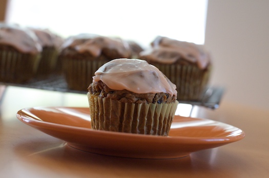 Frosted Pumpkin Muffins Frosted Pumpkin Muffins